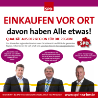 Banner Einkaufen vor Ort